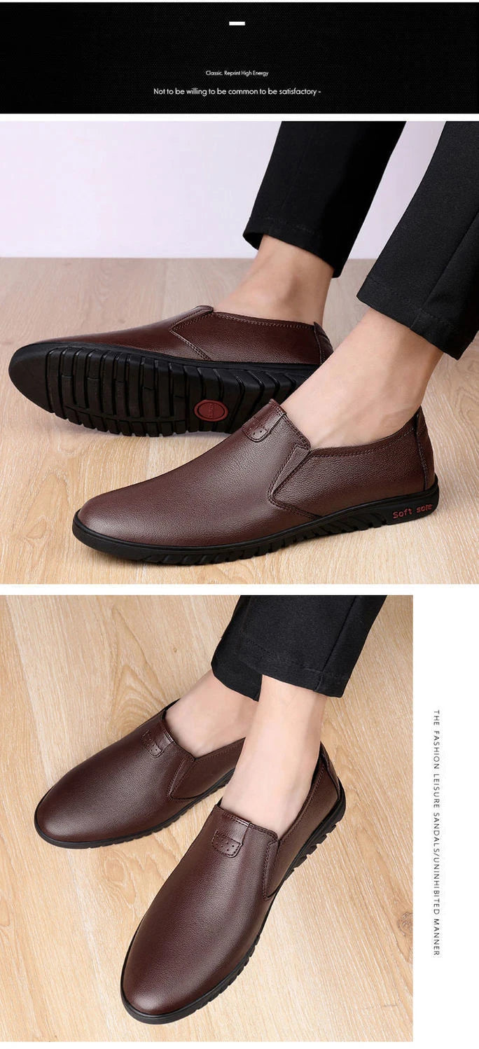 Men’s Classic Leather Dress Shoes – Office & Party Style