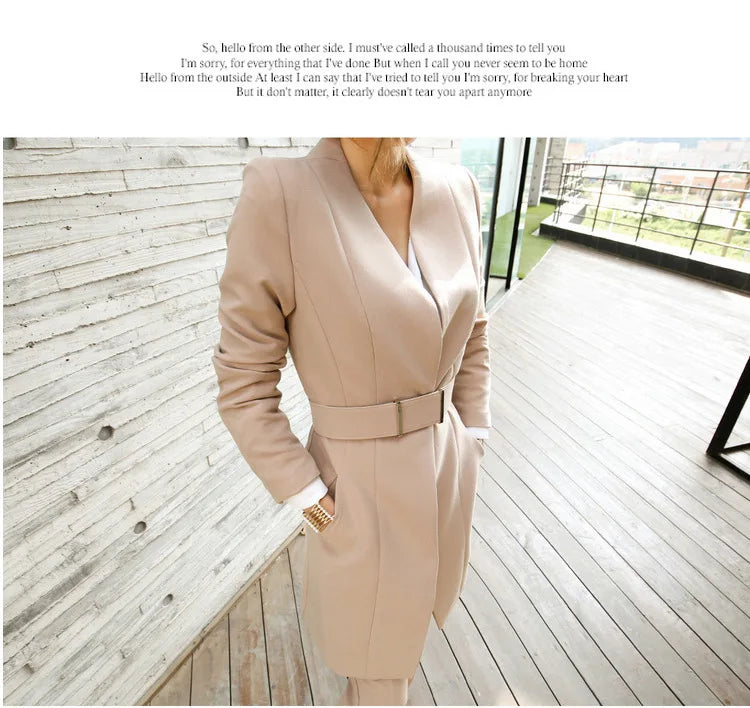 AMEHE Women’s Fashion 2-Piece Formal Suit Set