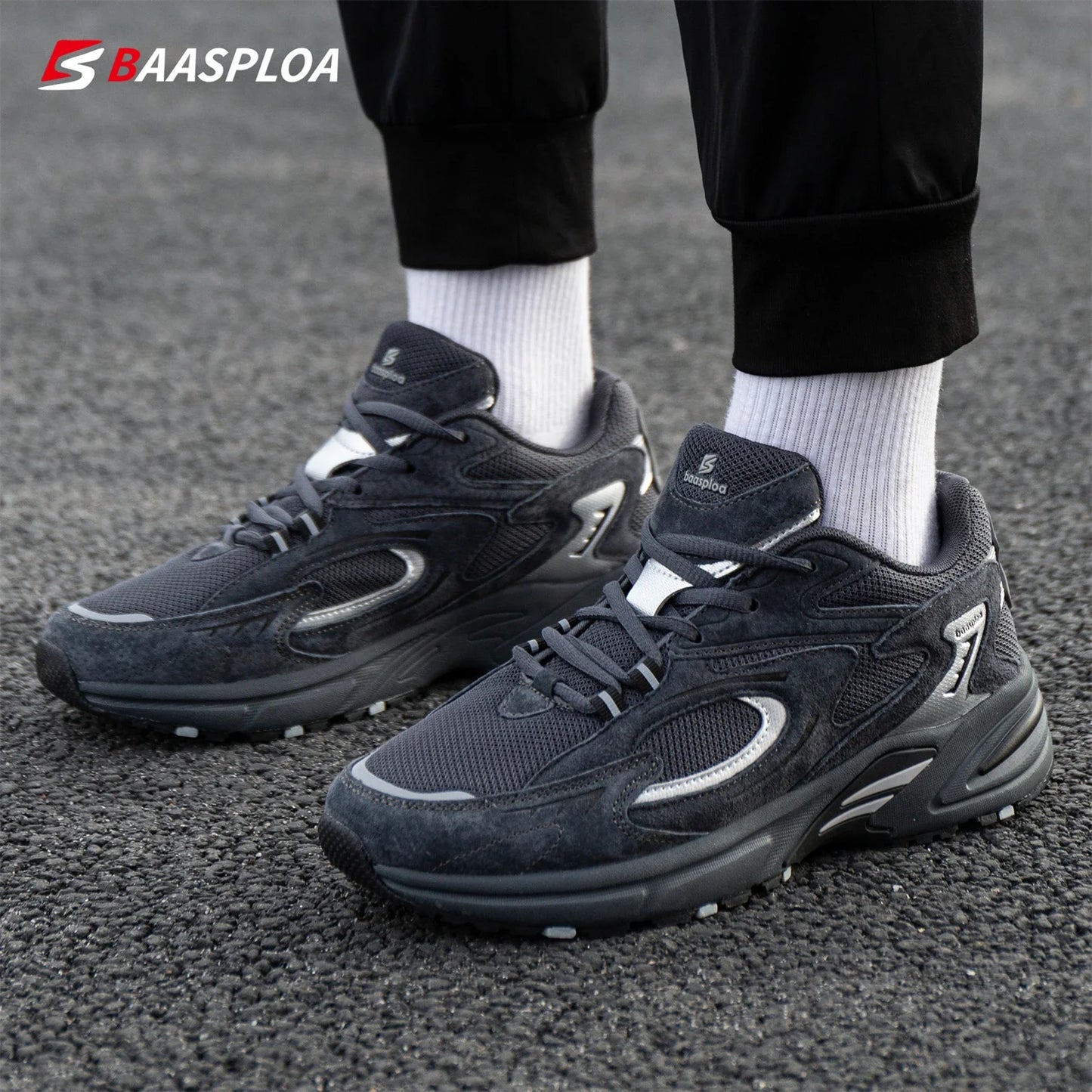Men’s Running Shoes – Lightweight Breathable Mesh Sneakers for Walking, Training & Outdoor Sports