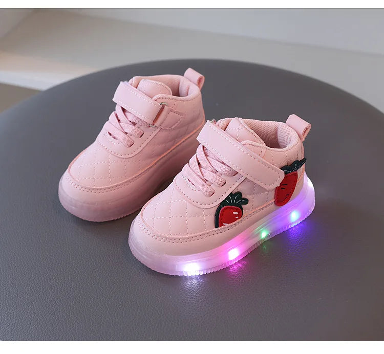 Boys & Girls Light-Up Sneakers – Cute, Soft Sole Shoes