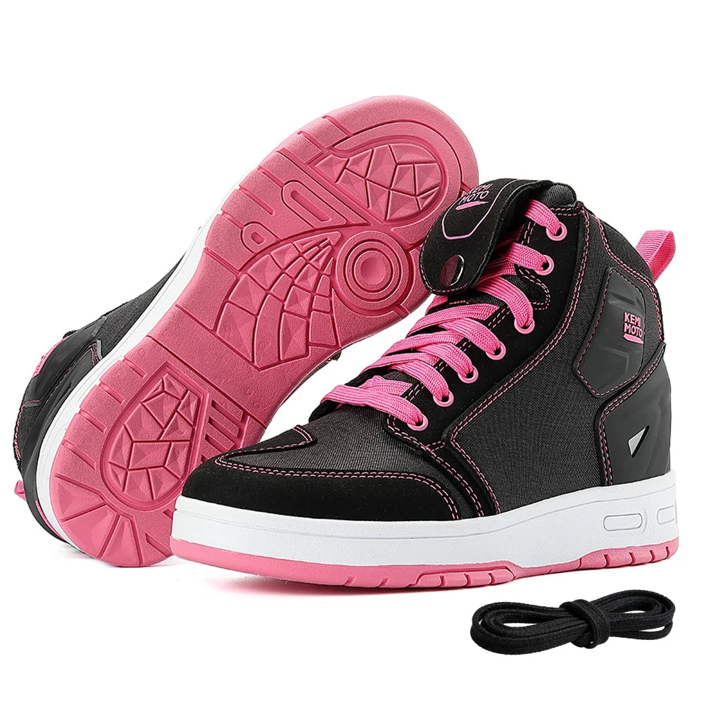 Women’s Motobike Shoes – Ankle & Toe Reinforced Safety