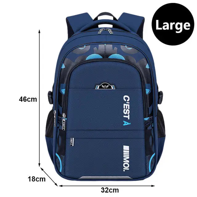 Boys School Backpack – Durable & Spacious for Kids & Teens