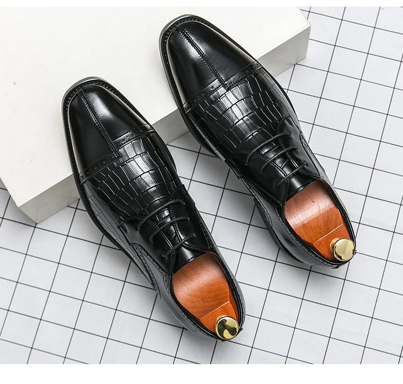 Men’s British Style Leather Shoes – Casual & Formal Footwear