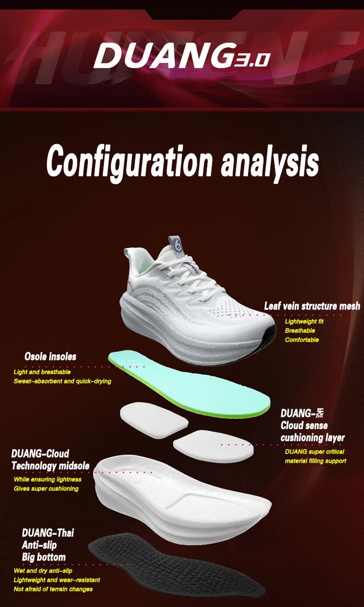 Waterproof Sports Shoes – Unisex Marathon Running & Casual Athletic Shoes for Outdoor Training, Anti-Slip Comfort & Performance