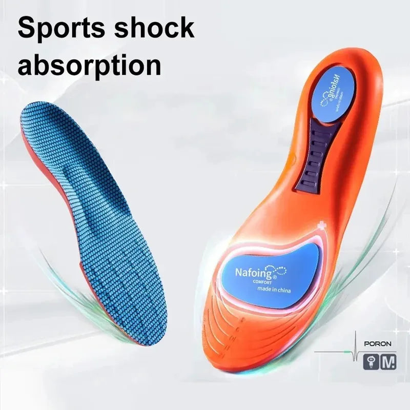 Sport Orthopedic Insoles – EVA Shock-Absorbing Shoe Inserts for Running, Basketball & Walking