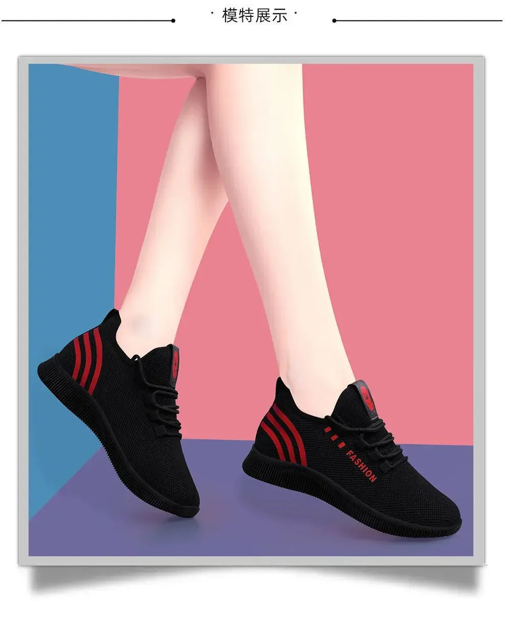 Lightweight Running Shoes – Women’s Breathable Sneakers with Adjustable Fit for Gym, Travel & Work
