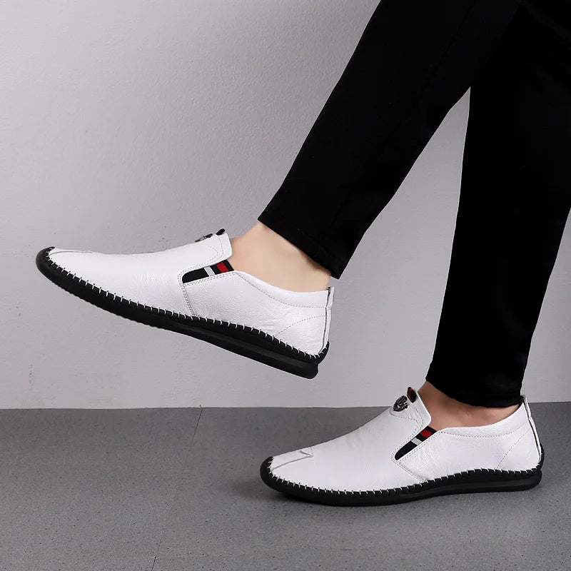 Men’s Daily Business Loafers – Comfortable Lazy Pedal Shoes