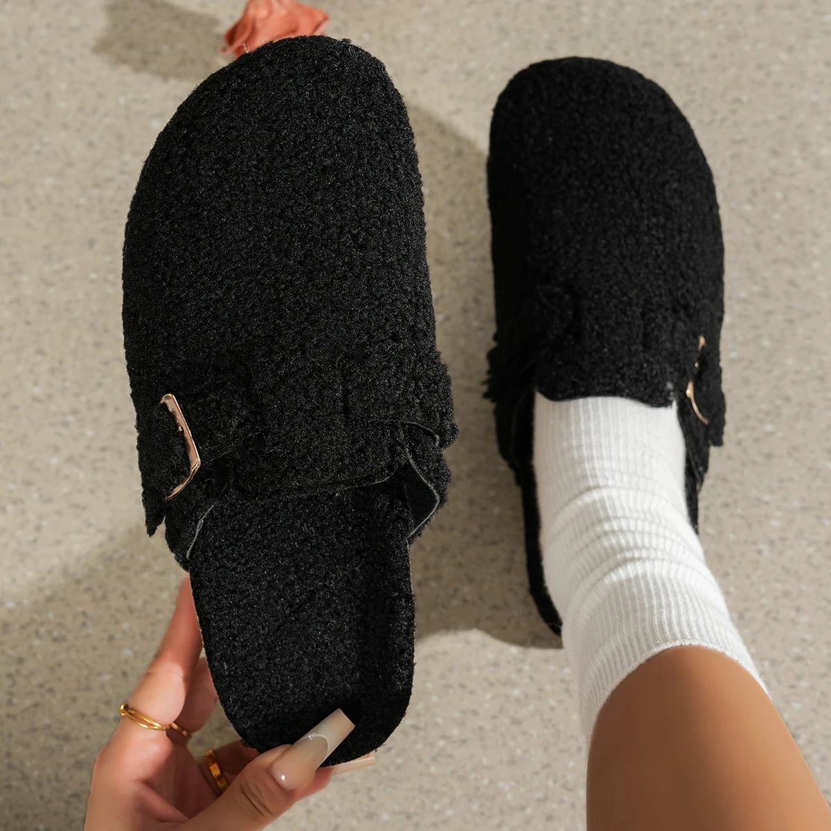Ladies’ Trendy Brown Shoes – Indoor & Outdoor Comfort