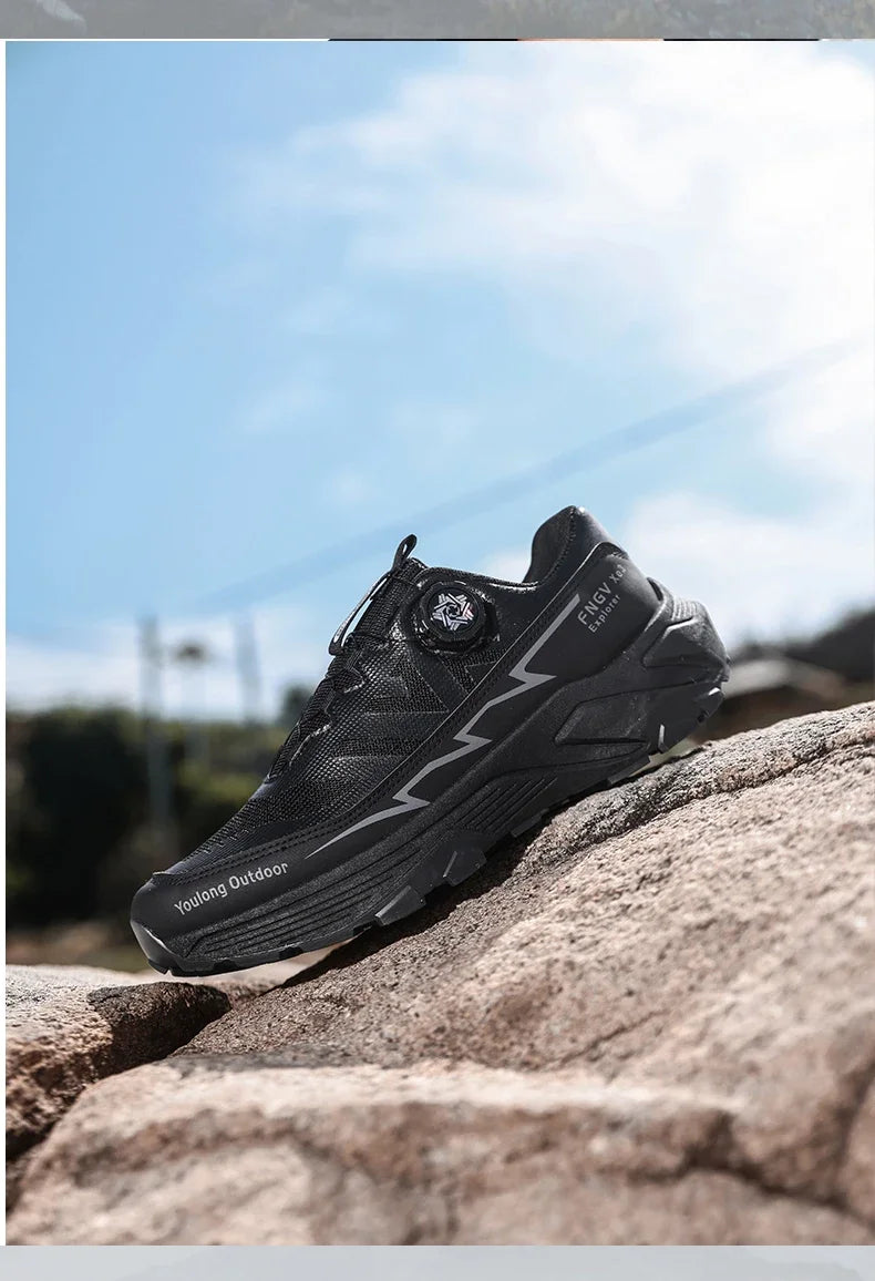 Men’s Running Shoes 2026 – Breathable Mesh Hiking & Walking Sneakers for Outdoor Sports & Cushion Comfort