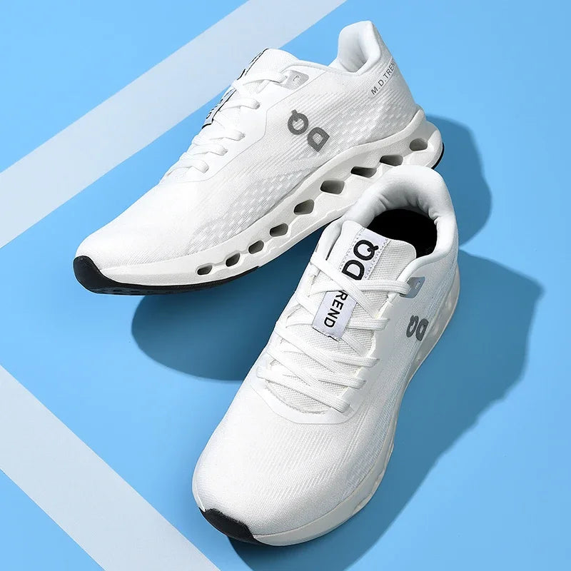 Fashion Cushioning Running Shoes – Lightweight Breathable Tennis & Sports Sneakers for Menual Walking Footwear