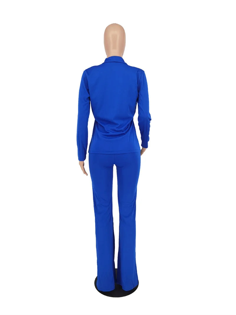 AMEHE Women’s Elegant 3-Piece Office Suit – Blazer & Pants