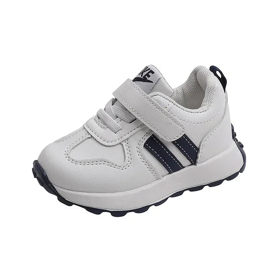 Kids’ Casual Running Shoes – Soft Sole, Hook & Loop, Breathable Sneakers