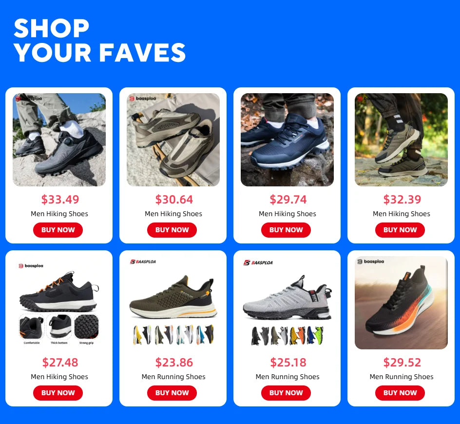 Men’s Running Shoes – Lightweight Breathable Mesh Sneakers for Walking, Training & Outdoor Sports