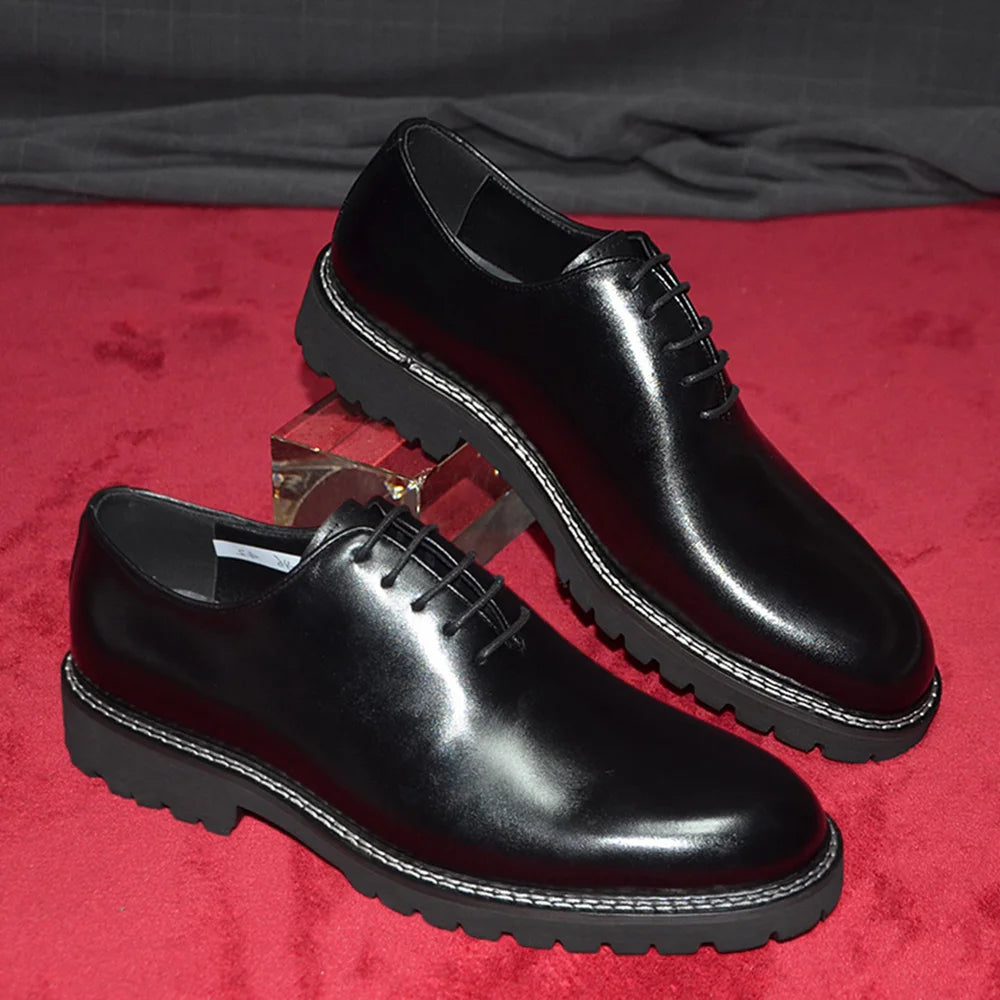 Elegant Men’s Leather Oxfords – Office & Social Shoes