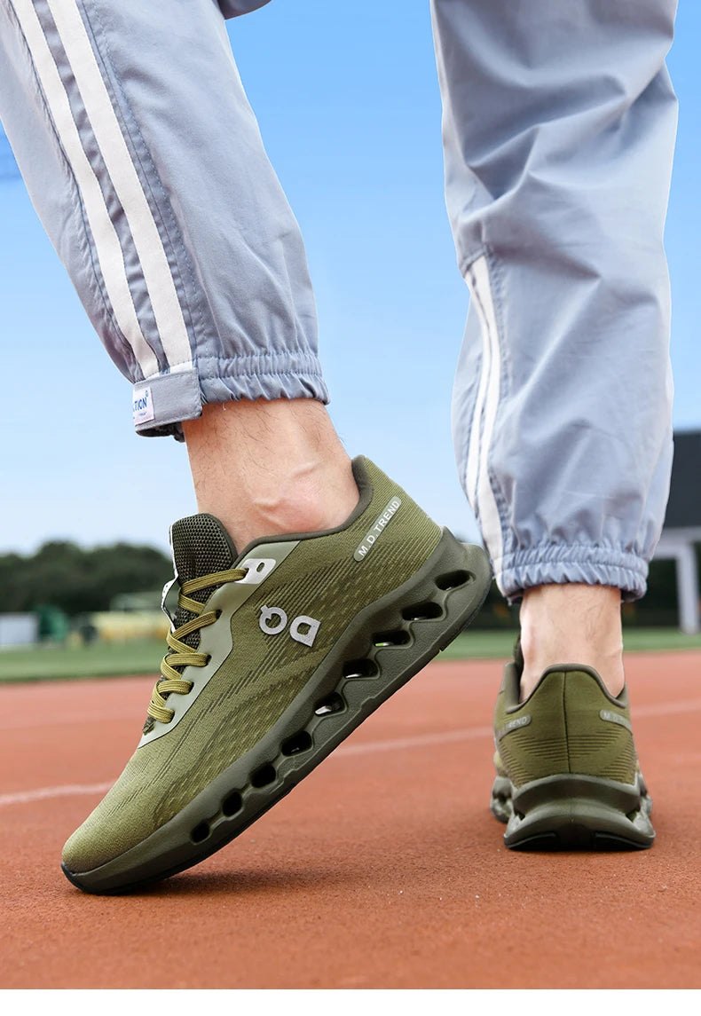 Lightweight Running Shoes – Men’s Breathable Non-Slip Cushioned Sneakers for Jogging, Gym & Fitness Training
