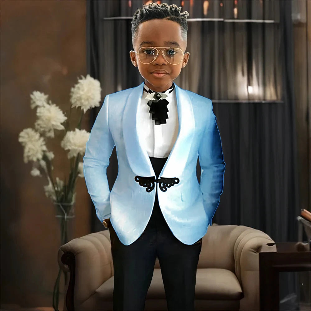 AMEHE Boys’ Luxury 3-Piece Tuxedo
