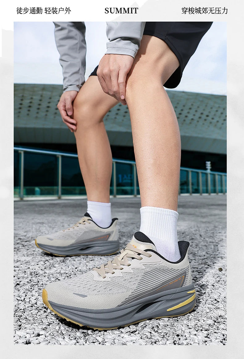 Carbon Plate Running Shoes – Lightweight Marathon Sneakers for Men & Women, Breathable Athletic Non-Slip Sports Shoes