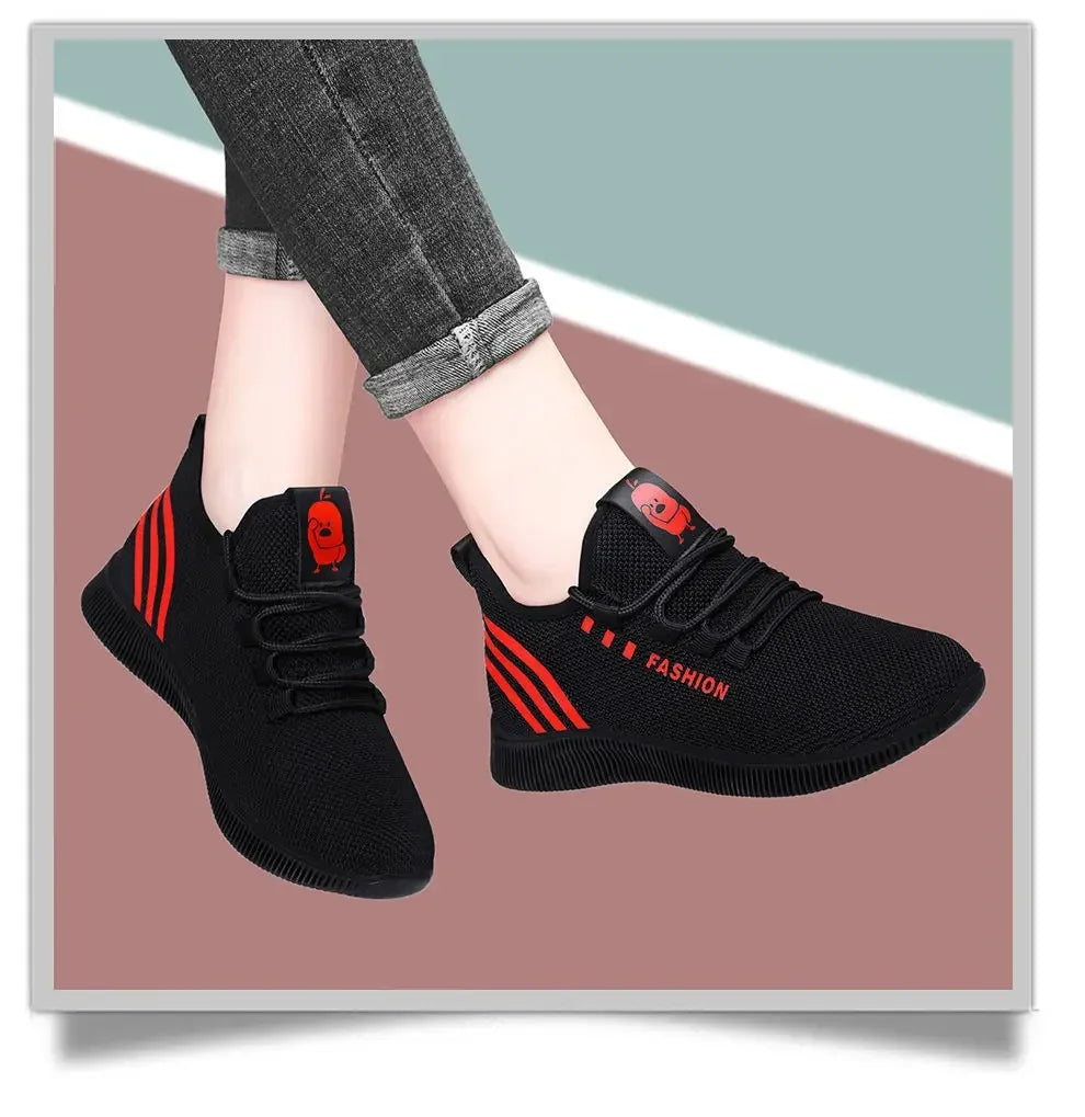 Lightweight Running Shoes – Women’s Breathable Sneakers with Adjustable Fit for Gym, Travel & Work