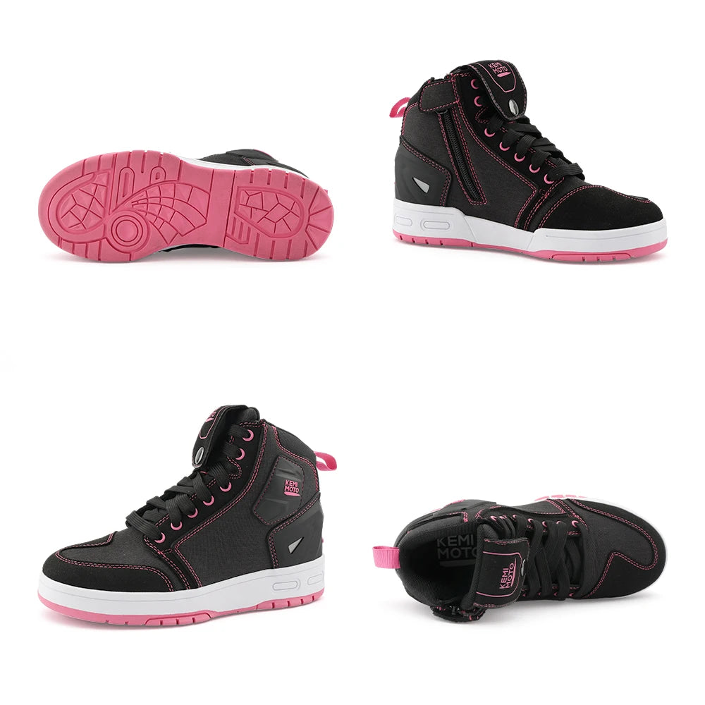 Women’s Motobike Shoes – Ankle & Toe Reinforced Safety