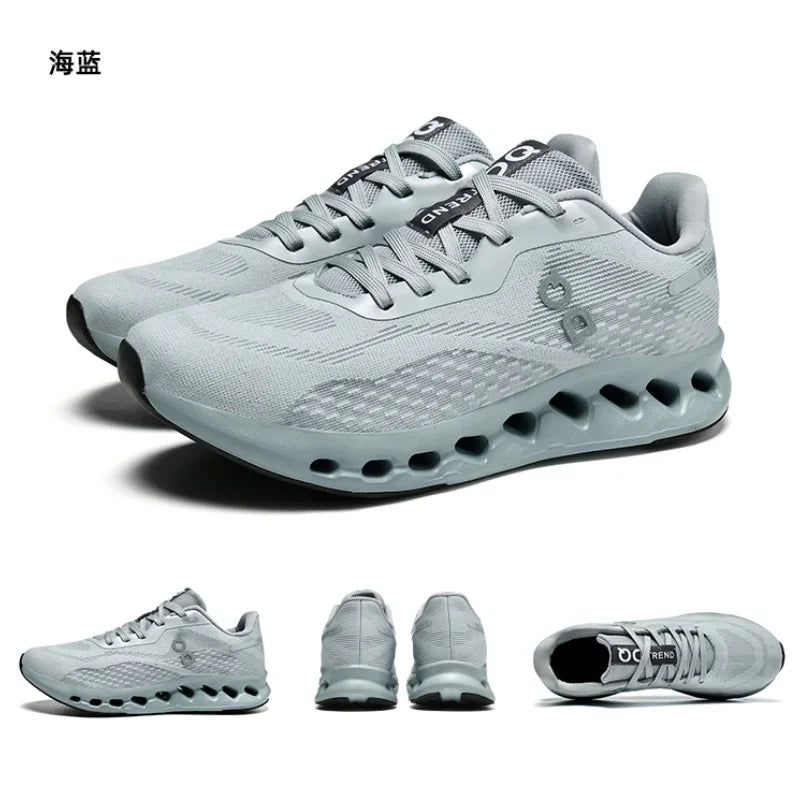 Fashion Cushioning Running Shoes – Lightweight Breathable Tennis & Sports Sneakers for Menual Walking Footwear