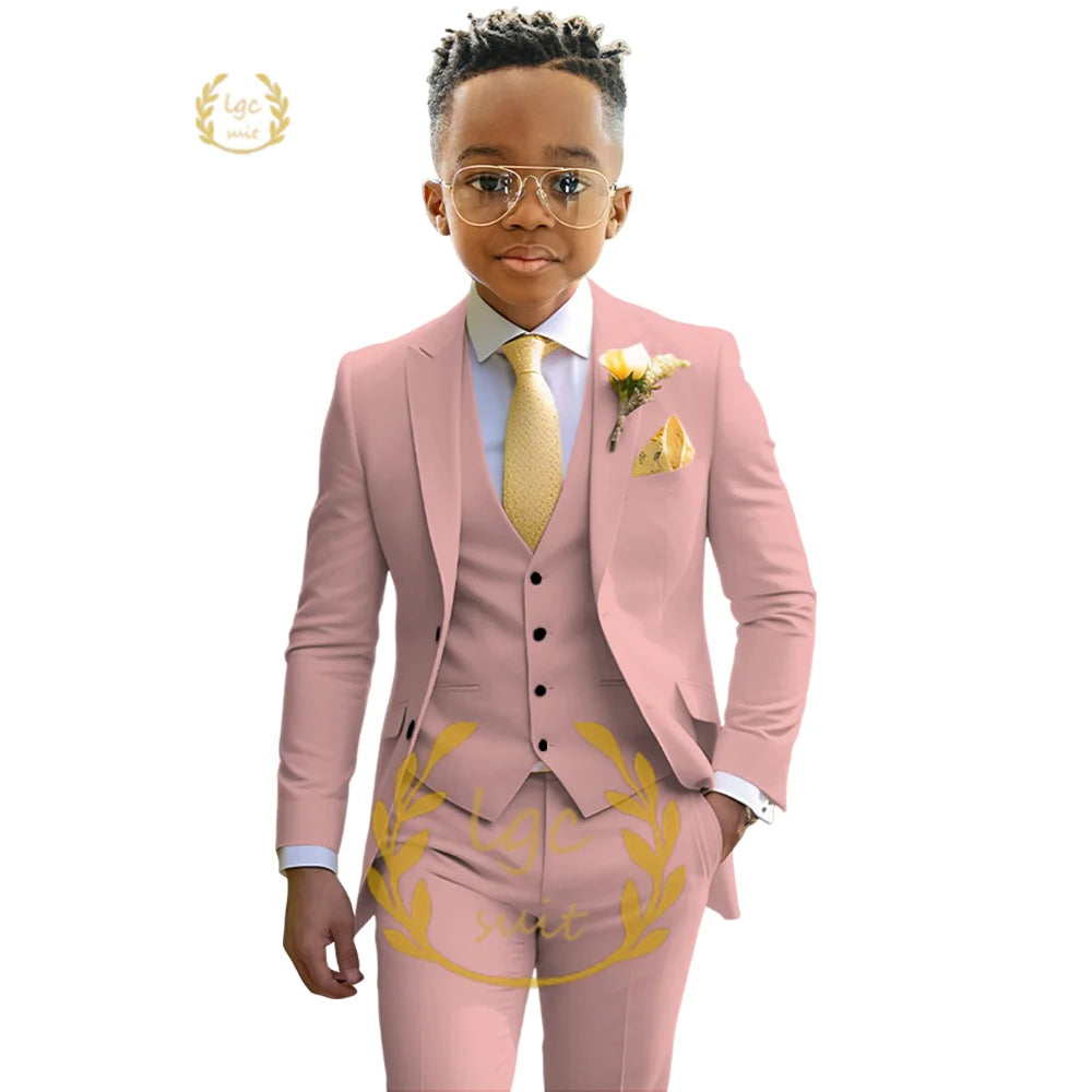 Boys’ Dress Suit – Ivory Wedding & Dinner Ceremony Outfit