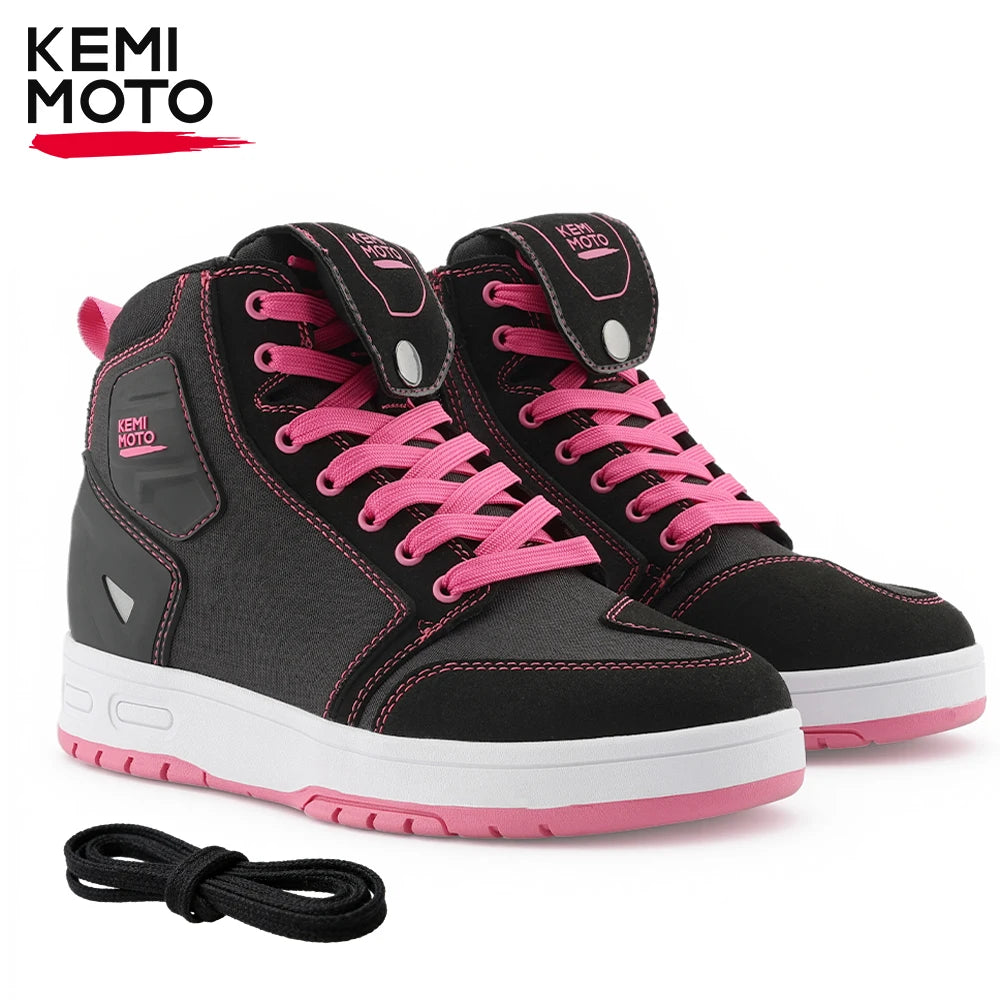 Women’s Motobike Shoes – Ankle & Toe Reinforced Safety
