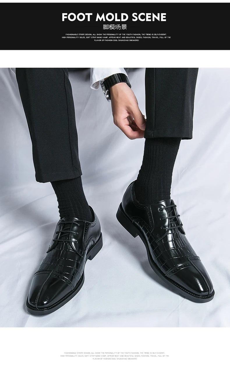 Men’s British Style Leather Shoes – Casual & Formal Footwear