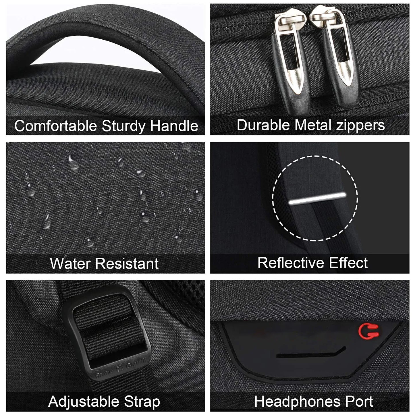 Men's Ergonomic Waterproof Travel Backpack