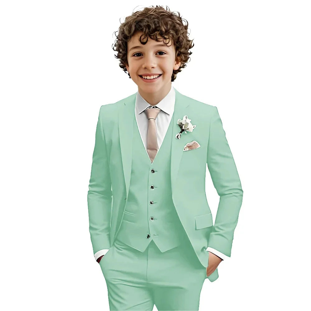 AMEHE Boys’ 3-Piece Formal Suit Set