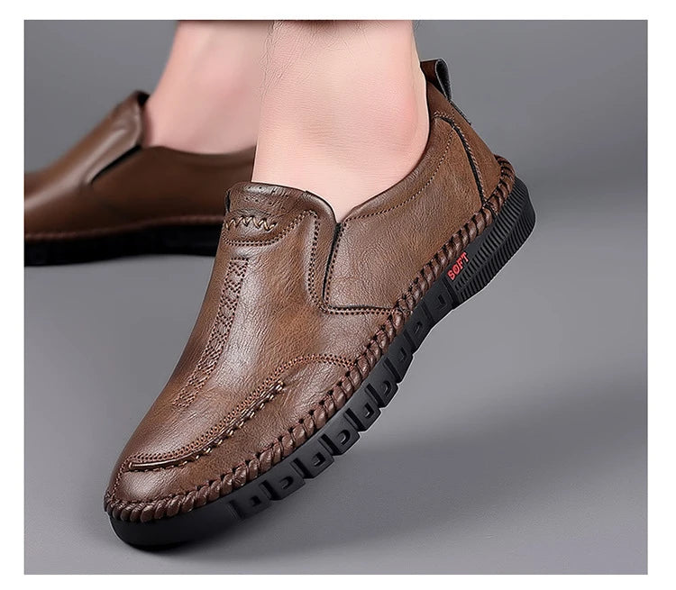 Men’s Business Casual Loafers – Comfortable Leather Shoes