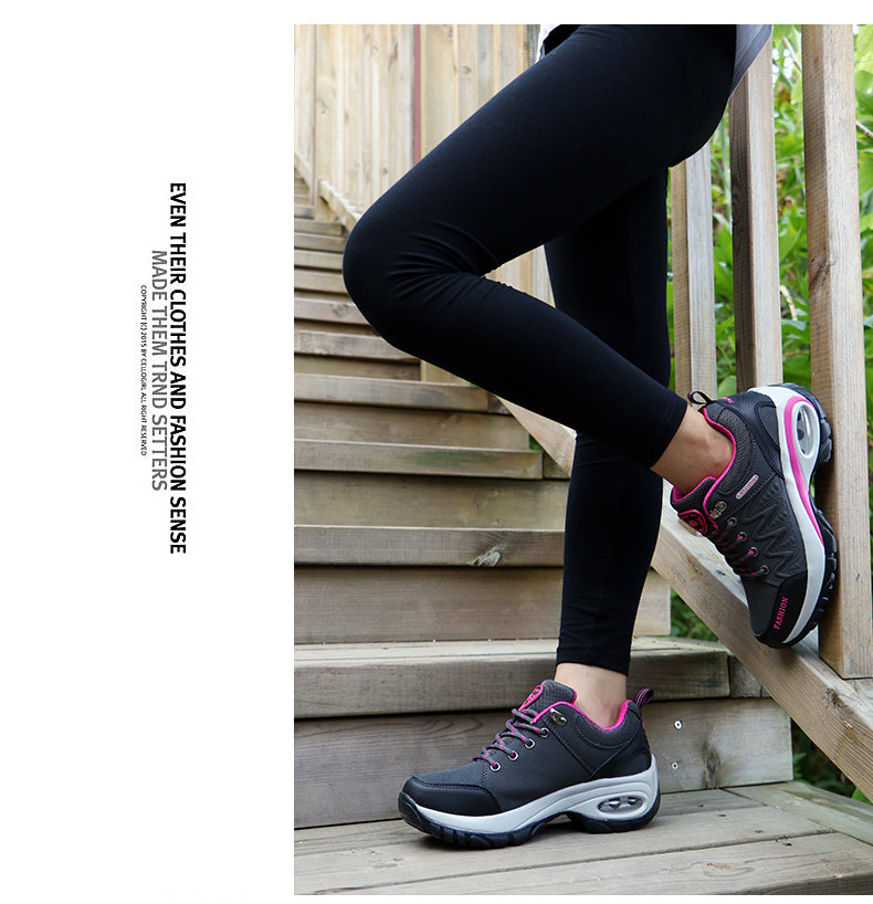 Ladies’ Chunky Wedge Sneakers – Designer Casual Sports Shoes