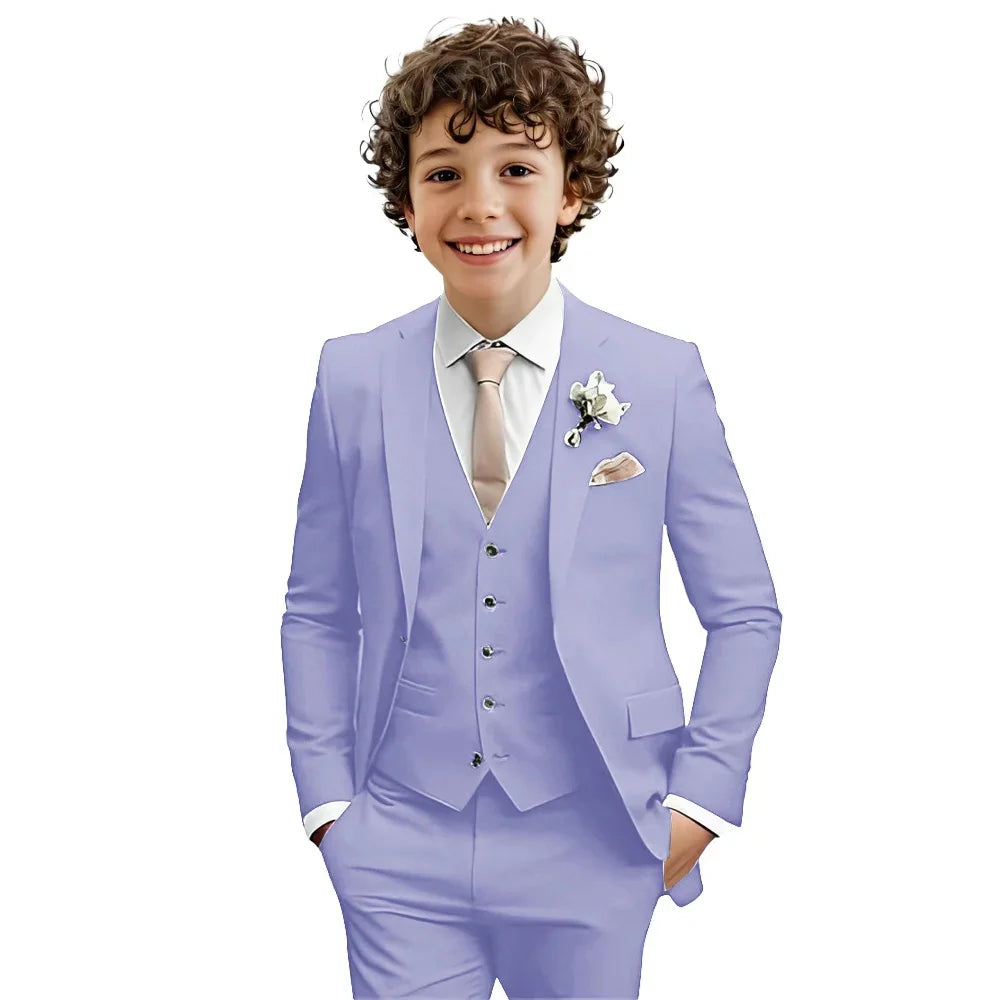 AMEHE Boys’ 3-Piece Formal Suit Set