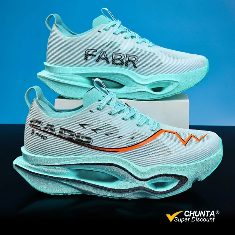 Carbon Plate Running Shoes – Lightweight Breathable Marathon Sneakers for Men & Women, Athletic Training Shoes