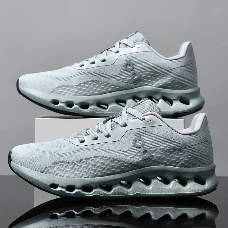 Fashion Cushioning Running Shoes – Lightweight Breathable Tennis & Sports Sneakers for Menual Walking Footwear