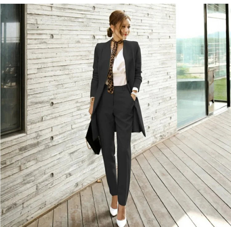 AMEHE Women’s Fashion 2-Piece Formal Suit Set