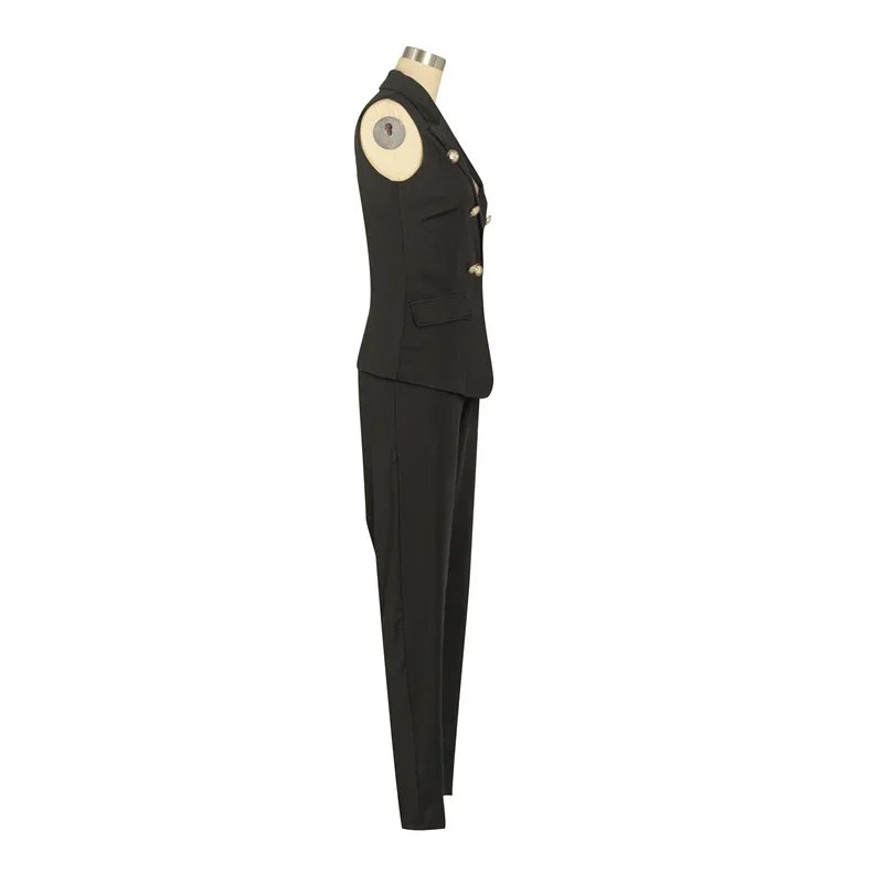 AMEHE Women’s 2-Piece Office Matching Suit Set