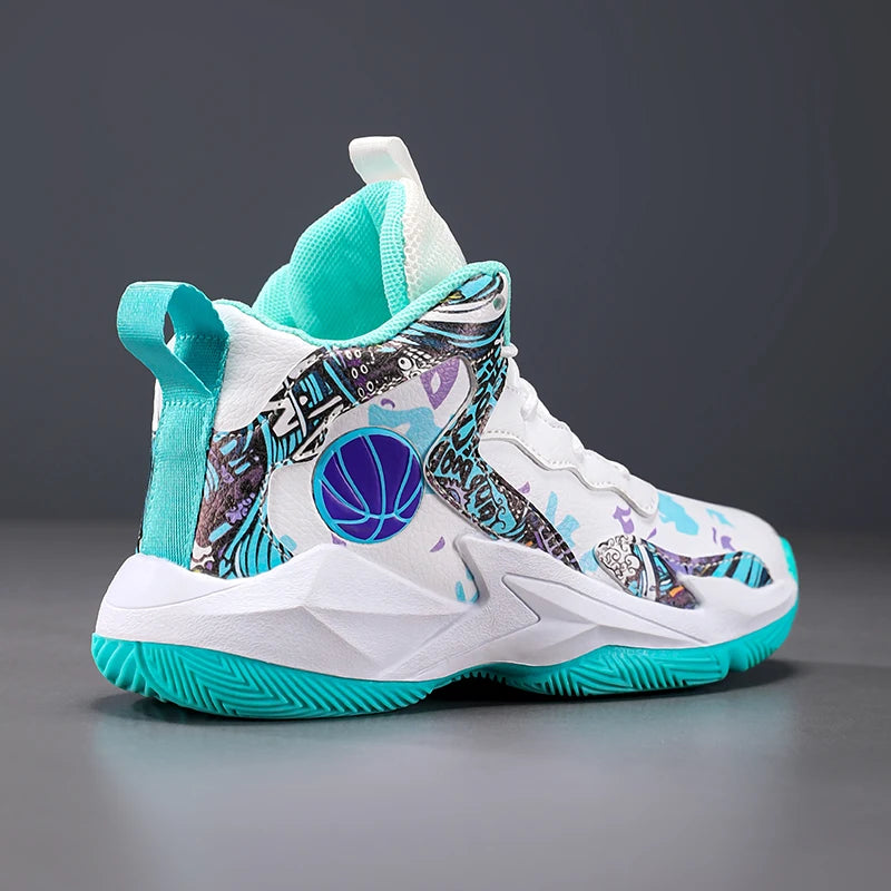 Children’s Basketball Shoes – High-Top, Anti-Slip Trainers