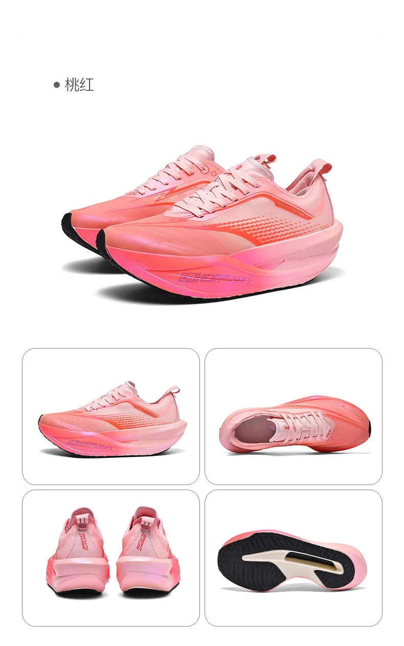 Carbon Plate Running Shoes – Lightweight Marathon Sneakers for Men & Women, Breathable Anti-Slip Athletic Sports Shoes