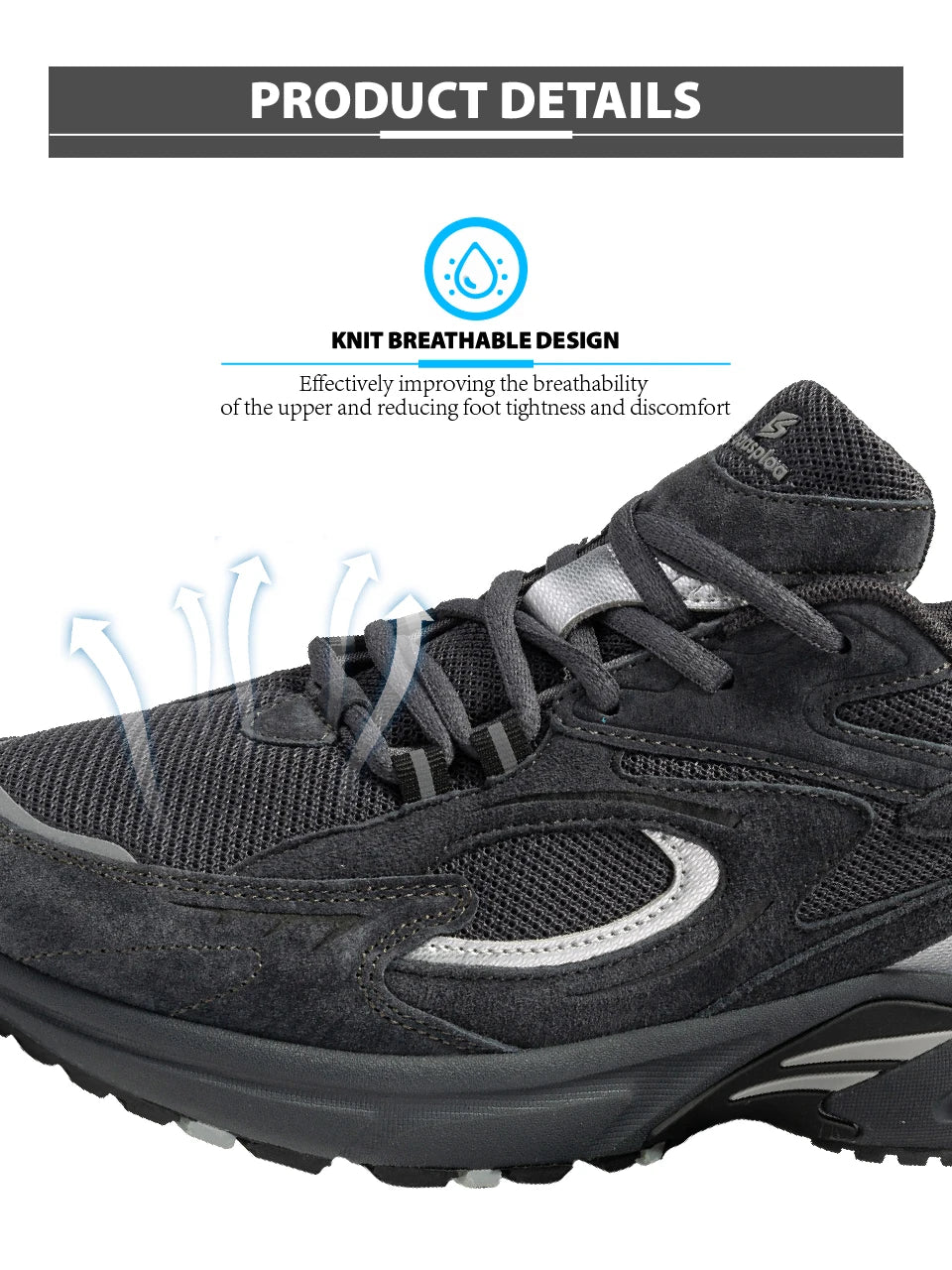 Men’s Running Shoes – Lightweight Breathable Mesh Sneakers for Walking, Training & Outdoor Sports