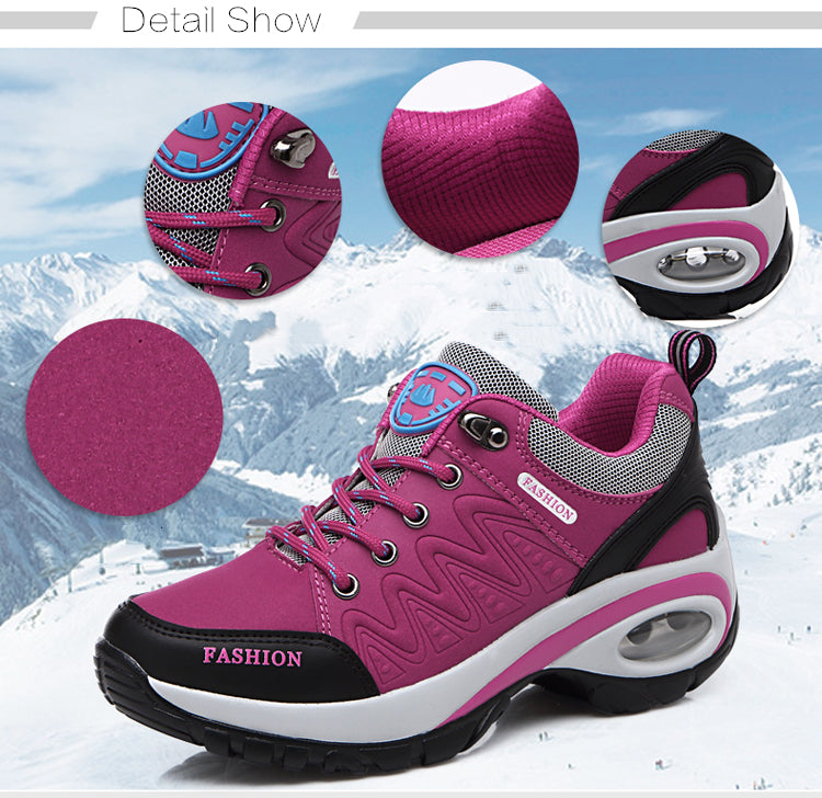 Ladies’ Chunky Wedge Sneakers – Designer Casual Sports Shoes