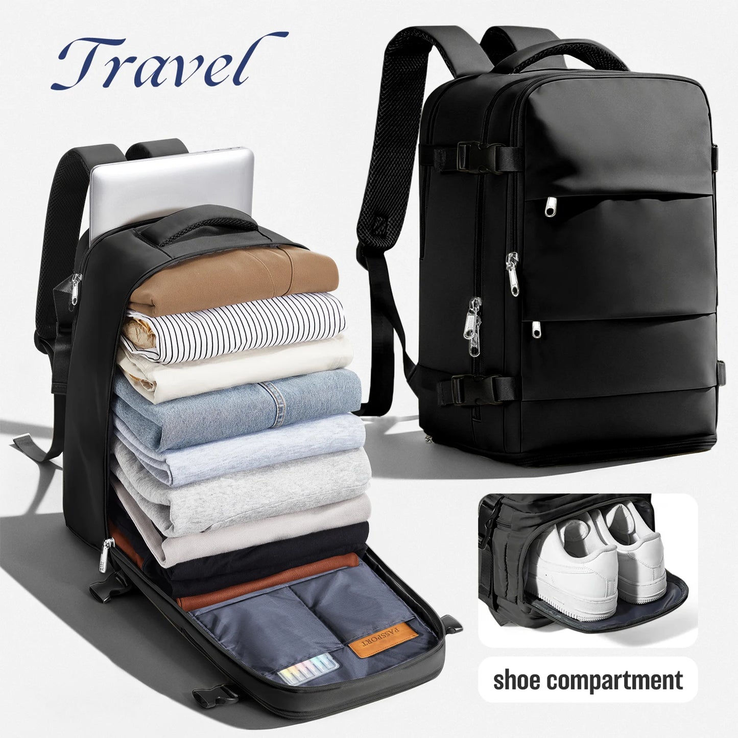 Waterproof Business & Travel Laptop Backpack (40x20x25)