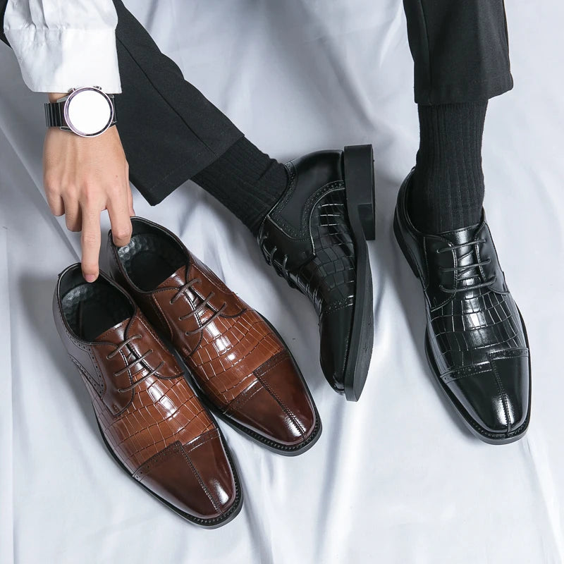 Men’s British Style Leather Shoes – Casual & Formal Footwear