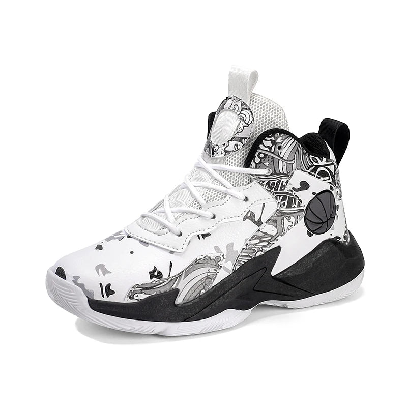 Children’s Basketball Shoes – High-Top, Anti-Slip Trainers