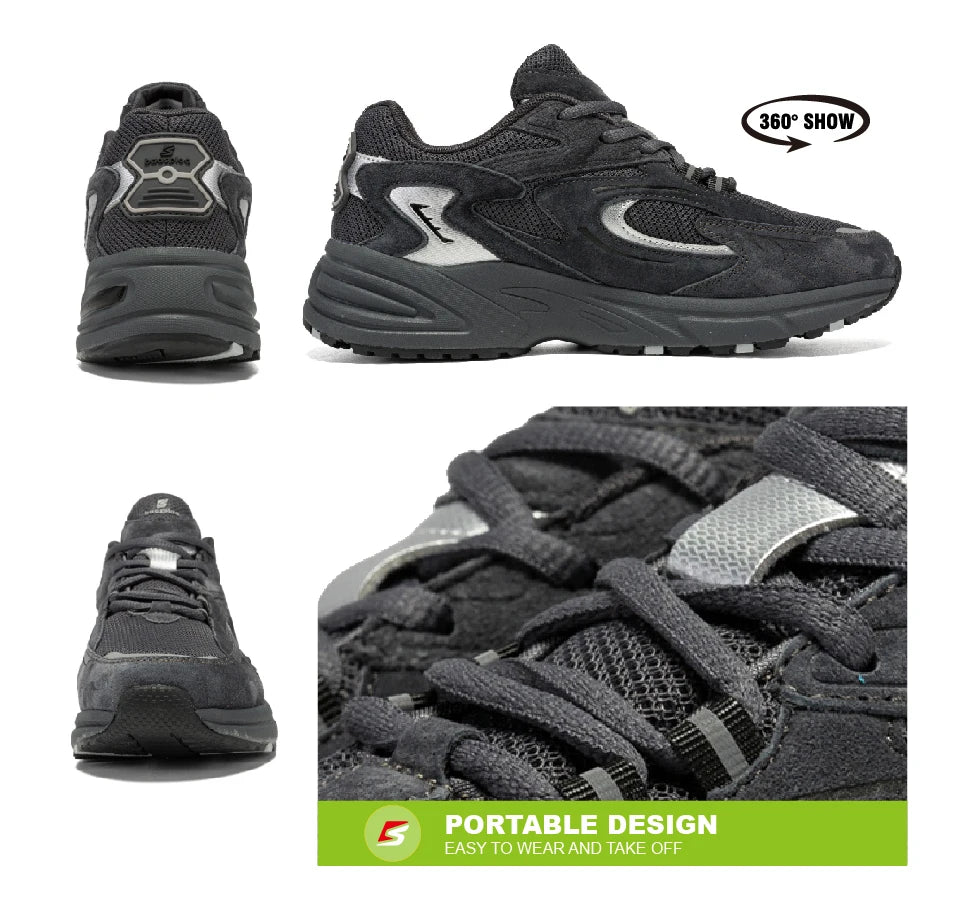 Men’s Running Shoes – Lightweight Breathable Mesh Sneakers for Walking, Training & Outdoor Sports