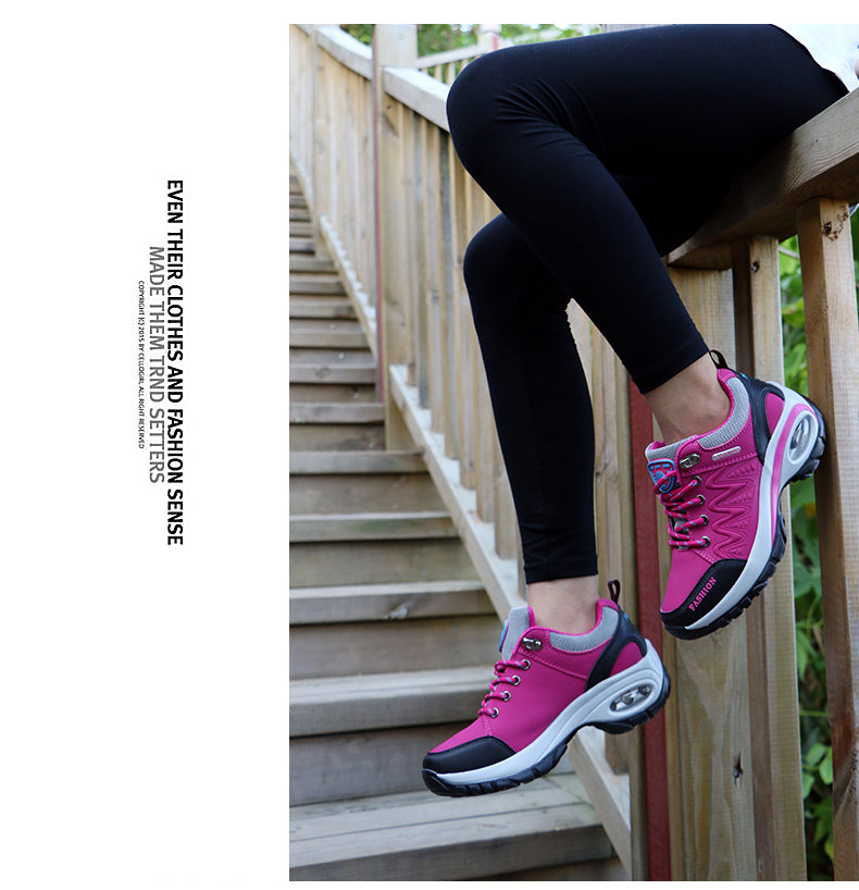 Ladies’ Chunky Wedge Sneakers – Designer Casual Sports Shoes