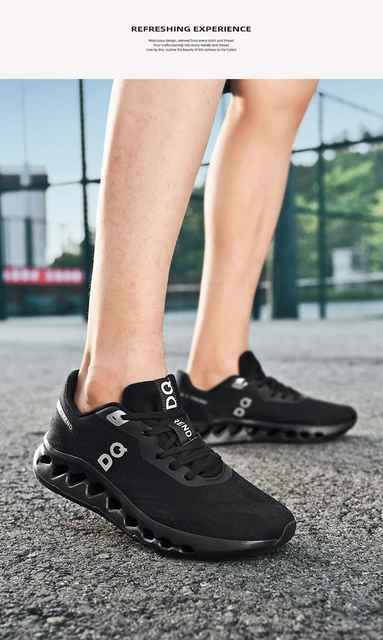 Lightweight Running Shoes – Men’s Breathable Non-Slip Cushioned Sneakers for Jogging, Gym & Fitness Training