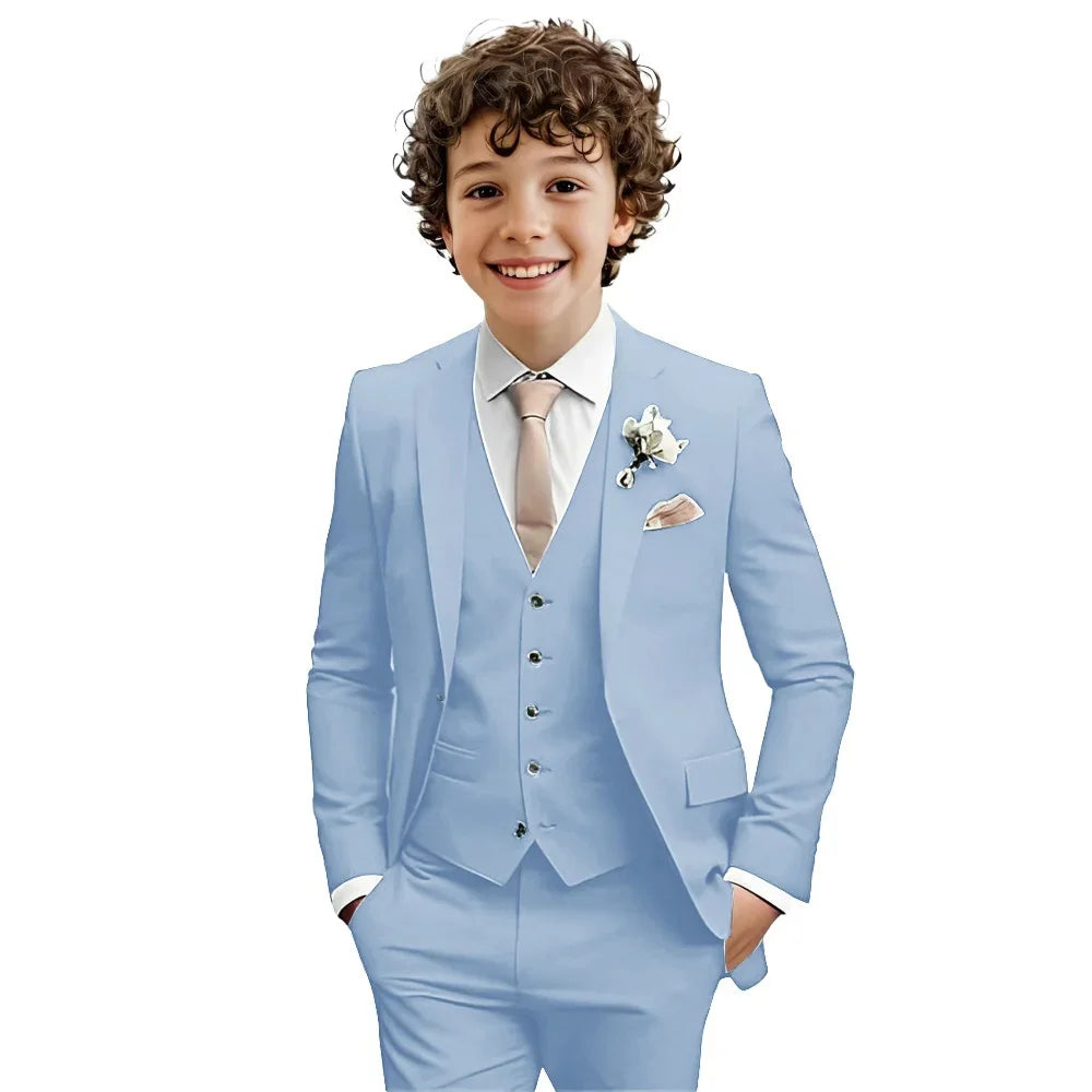 AMEHE Boys’ 3-Piece Formal Suit Set
