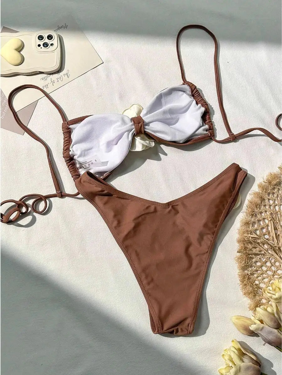 AMEHE Women's Brazilian Two-Piece Bikini Swimsuit
