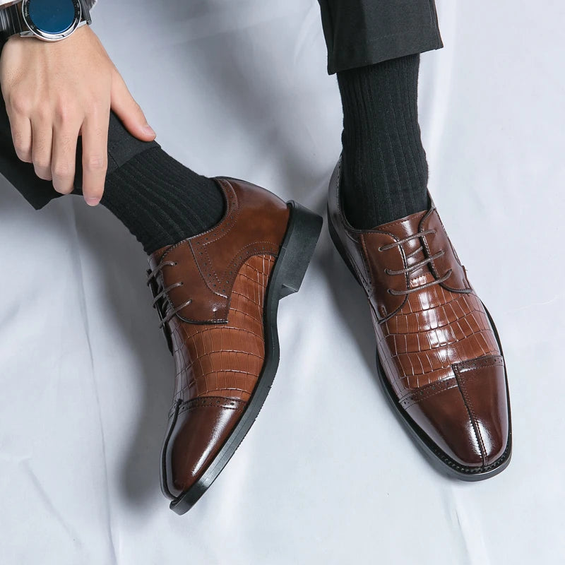 Men’s British Style Leather Shoes – Casual & Formal Footwear