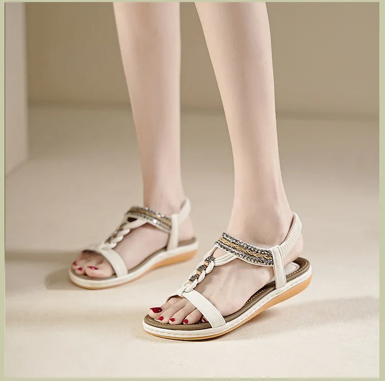 Women’s Soft Sole Sandals – Breathable, Anti-Slip Flats